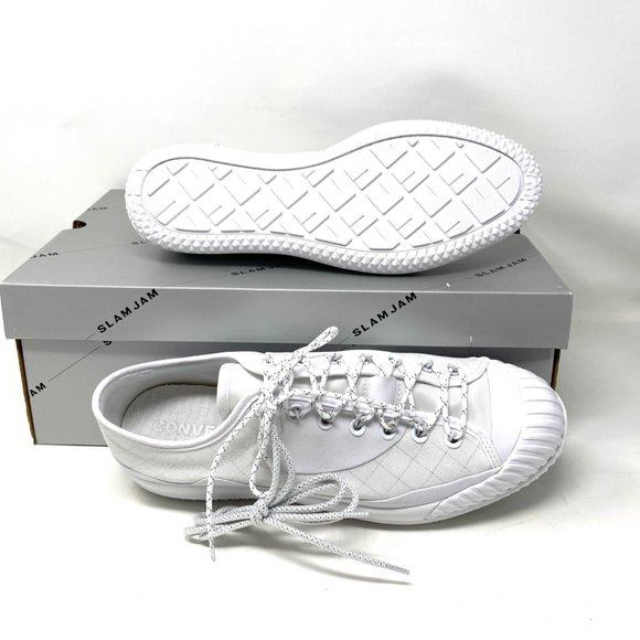 💖MEGA SALE💖Converse Men's Bosey MC Ox Canvas White Extra Pair Laces 171224C - Picture 3 of 11